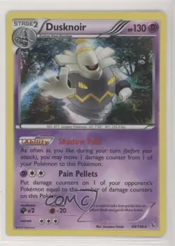 Dusknoir Pokemon XY Flashfire #40 - Image 1