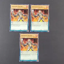 Yugioh TCG - 3x Igknight Squire - CORE-EN026 - NM - 1st Edition - Warrior - 2015 - Image 2