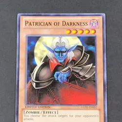 Yugioh TCG - Patrician of Darkness - GLD5-EN002 - Limited Ed NM/LP Common, 2009 - Image 5