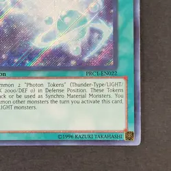 Yugioh TCG - Photon Sanctuary - PRC1-EN022 - NM/LP - 1st Ed - Secret Rare - 2012 - Image 4