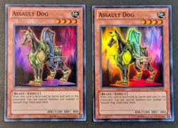 Yugioh TCG - 2x Assault Dog - DRLG-EN033 - NM - Unlimited - Super Rare - 2014 - Image 1