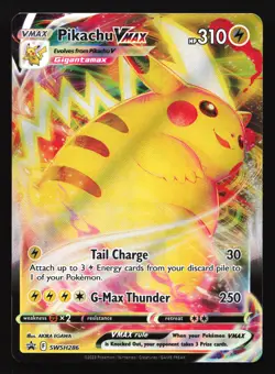 Pikachu VMAX SWSH286 SWSH: Sword & Shield Black Star Promo Pokemon Card - Image 1