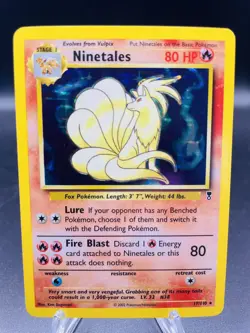 Pokemon Ninetales 17/110 WotC Legendary Collection Holo Rare MP - Image 1