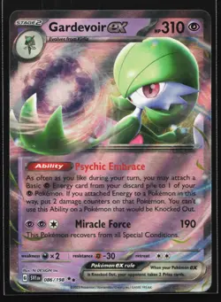 Pokemon Gardevoir ex 086/198 Scarlet & Violet Double Rare Holo NM - Image 1