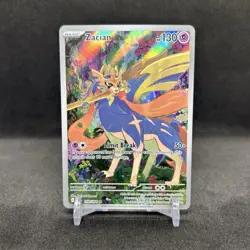 Zacian 100/094 Illustration Rare Holo ME02: Phantasmal Flames Pokemon TCG NM/M - Image 1