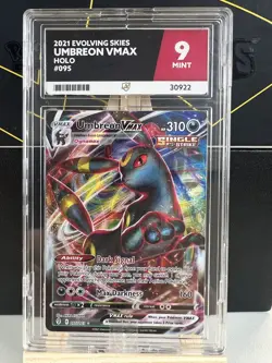 Pokemon TCG Umbreon VMAX 095/203 Swsh07: Evolving Skies Holo 2021 ACE 9 - Image 1