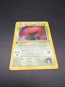 Erika’s Vileplume - 1st Edition Holo - 5/132 Gym Heroes - Pokemon TCG - 2000 - Image 5