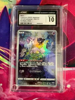 Mew 183/172 Crown Zenith Japanese CGC Graded 10 Pokemon TCG - Image 1