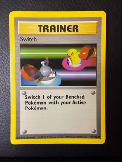LP Base Set Unlimited Switch 95/102 Common Pokemon - Image 1