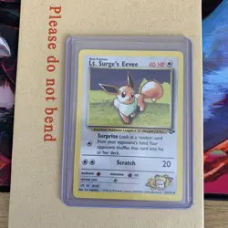 Pokemon TCG Lt. Surge’s Eevee Gym Challenge 51/132 Regular LP. - Image 1