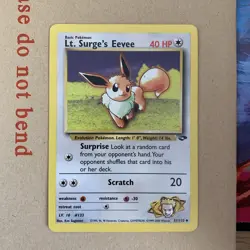 Pokemon TCG Lt. Surge’s Eevee Gym Challenge 51/132 Regular LP. - Image 2