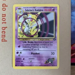 Sabrina's Kadabra 58/132 Uncommon Gym Challenge Pokemon Near Mint NM - Image 2