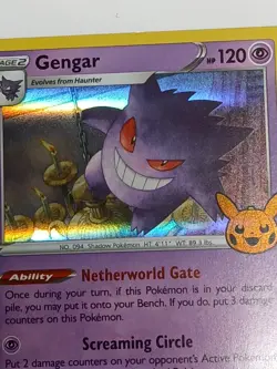 Gengar 66/196 Trick Or Trade Stamp 2023 - NM - Holo Rare - Pokemon TCG - Image 2