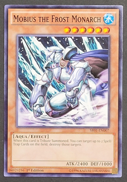 Yugioh TCG - Mobius the Frost Monarch - SR01-EN007 - LP/NM - 1st Ed - Aqua 2016 - Image 1