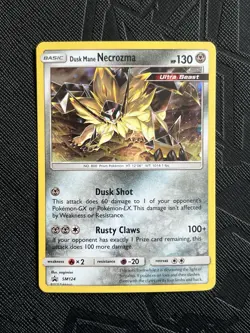 Pokemon TCG Dusk Mane Necrozma SM124 Sun and Moon Promo Holo (English) - NM(-) - Image 3