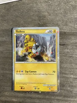 Raikou HGSS19 Black Star Promo Holo Pokemon 2010 LP - NM - Image 1