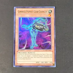Yugioh TCG - Gimmick Puppet Gear Changer - NUMH-EN006 NM - Super Rare - 1st 2013 - Image 2