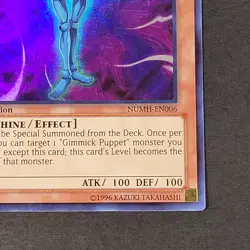 Yugioh TCG - Gimmick Puppet Gear Changer - NUMH-EN006 NM - Super Rare - 1st 2013 - Image 4