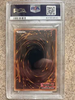 YUGIOH PSA 10 2003 Drop Off LOD-097 Super Rare 1st Edition - Image 2