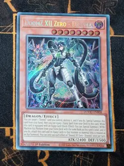 YUGIOH DoomZ XII Zero - Drastea (DOOD-EN008) Secret Rare 1st Edition Near Mint - Image 1