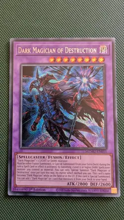 Yu-Gi-Oh! Maze of Muertos Dark Magician of Destruction Secret Rare MZMU-EN011 - Image 1