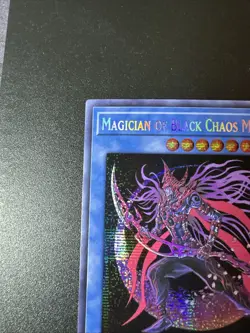 Yugioh Magician of Black Chaos MAX TN19-EN002 Secret Rare Limited Edition LP - Image 2