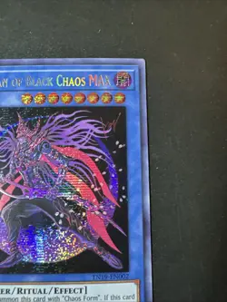 Yugioh Magician of Black Chaos MAX TN19-EN002 Secret Rare Limited Edition LP - Image 3