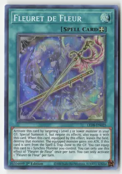 Yugioh - Fleuret de Fleur LED8-EN025 1st Edition - Legendary Duelists: Synchro S - Image 1