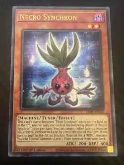 Yugioh Necro Synchron LED8-EN023 Ultra Rare 1st Ed VLP - Image 1