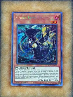 Yugioh S-Force Rappa Chiyomaru BLVO-EN011 Secret Rare 1st Ed NM - Image 1