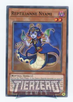 Yugioh BODE-EN019 Reptilianne Nyami Common 1st Edition NM/LP - Image 1