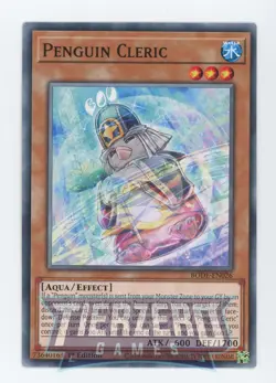 Yugioh BODE-EN026 Penguin Cleric Common 1st Edition NM/LP - Image 1