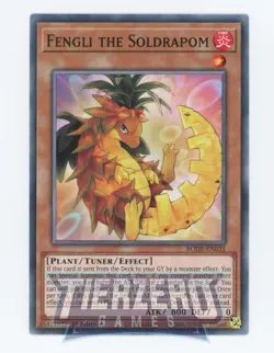 Yugioh BODE-EN031 Fengli the Soldrapom Common 1st Edition NM/LP - Image 1