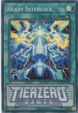 Yugioh BODE-EN052 Heavy Interlock Super Rare 1st Edition NM/LP - Image 1