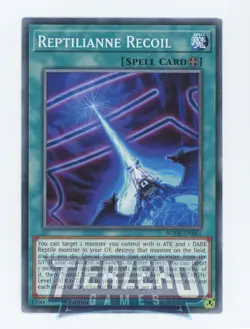 Yugioh BODE-EN061 Reptilianne Recoil Common 1st Edition NM/LP - Image 1