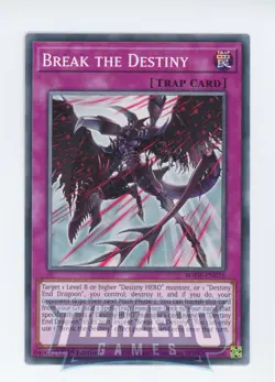 Yugioh BODE-EN076 Break the Destiny Common 1st Edition NM/LP - Image 1