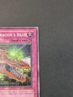 Yugioh TCG - 1x The dragon's Bead - SD1-EN023 - LP - 1st Edition - 2004 - Trap - Image 4