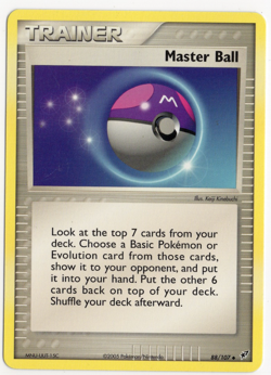 Master Ball 88/107 Deoxys Set Pokemon Card - Image 1