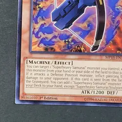 Yugioh TCG- Superheavy Samurai Soulpiercer - MP15-EN199 - NM - 1st Ed. - 2015 - Image 3
