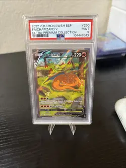 PSA 9 Charizard VSTAR SWSH260 Ultra Premium Collection Pokemon Card - Image 4