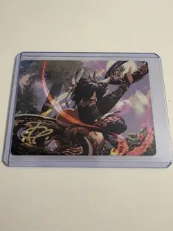 Dancer's Chakrams Art Card (Gold-Stamped Signature) - Final Fantasy Art Series - Image 1