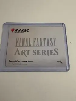 Dancer's Chakrams Art Card (Gold-Stamped Signature) - Final Fantasy Art Series - Image 2