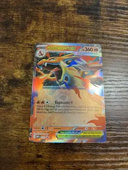 Pokemon Mega Charizard Y EX Full Art Promo Holo Card 030 - Image 1