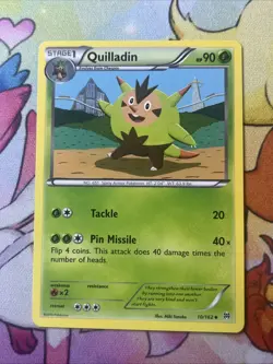 Quilladin 10/162 BREAKthrough Pokemon Card LP - Image 1