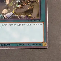 Yugioh - Reinforcement of the Army, NKRT-EN026 - LP - Platinum Rare Limited 2014 - Image 4