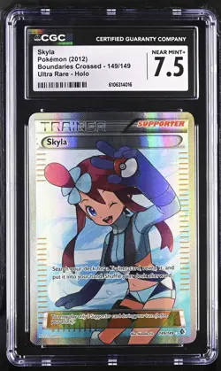 CGC 7.5 Skyla 149/149 2012 Boundaries Crossed Ultra Rare Holo Pokemon Card - Image 1