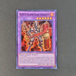 Yugioh TCG - D/D/D Flame King Genghis - CT13-EN005 - Limited Edition, NM/LP 2016 - Image 2