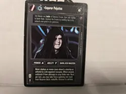 Star Wars CCG Emperor Palpatine Death Star II Ultra Rare Card - Image 1