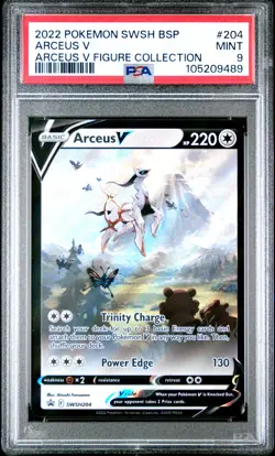 PSA 9 Arceus V SWSH204 Sword & Shield Black Star Promo Pokemon Card - Image 1