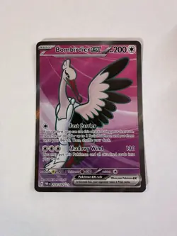 Bombirdier ex 234/182 Paradox Rift Full Art Ultra Rare Pokemon Card NM - Image 1